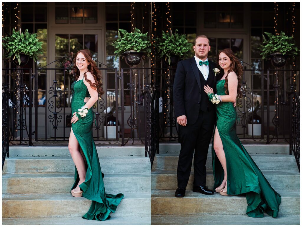 Oceanside High School Prom green dress