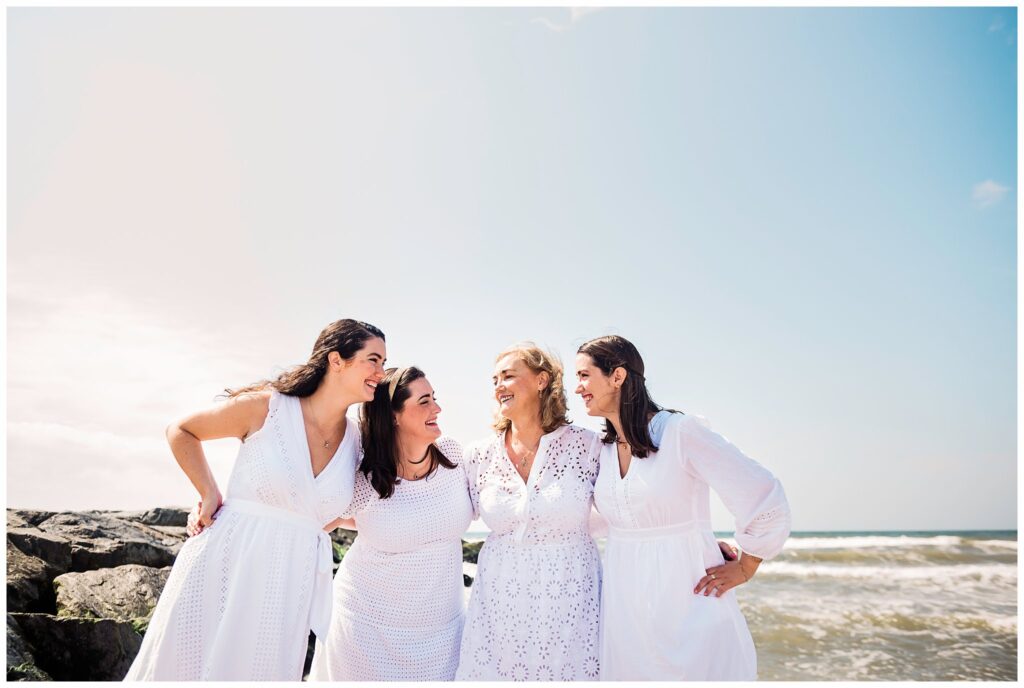 Adult Family Beach Photos Mom and her girls