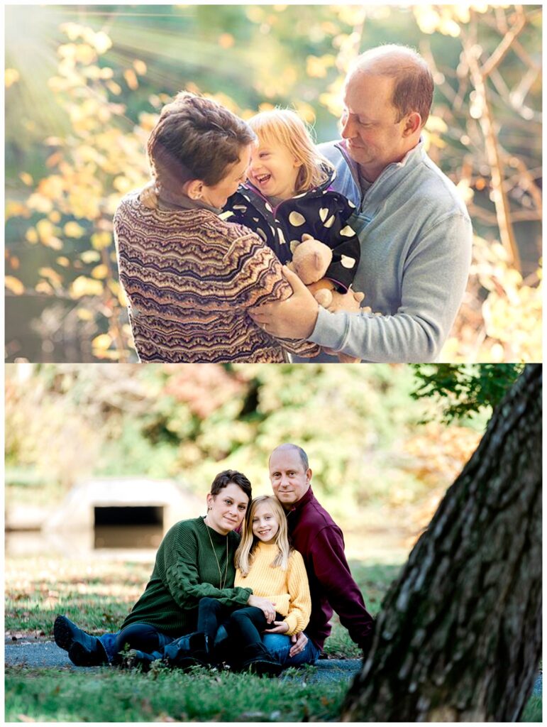 Long Island Family Photographer family of three