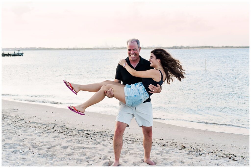 Breezy Point Family Photos fun dad