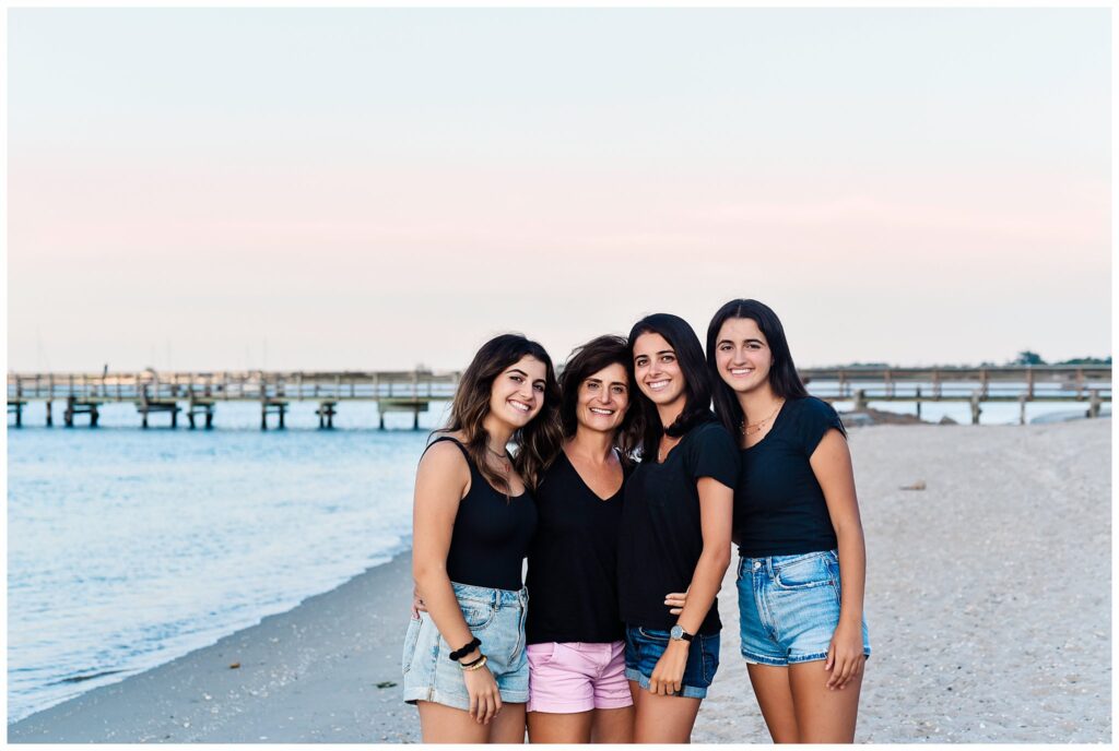 Breezy Point Family Photos mom and her girls