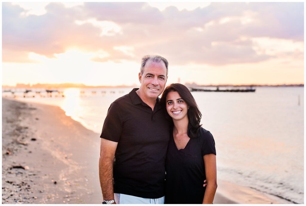 Breezy Point Family Photos sunset