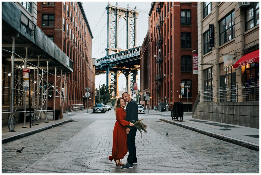 Brooklyn Bridge Engagement Photos DUMBO
