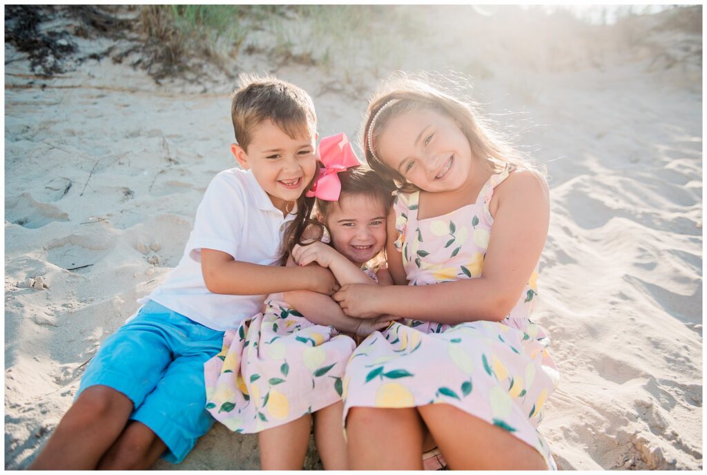 Ocean Beach Club Atlantic Beach Family Photos brother and sisters