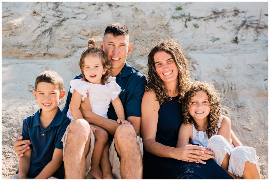 Ocean Beach Club Atlantic Beach Family Photos sitting pose