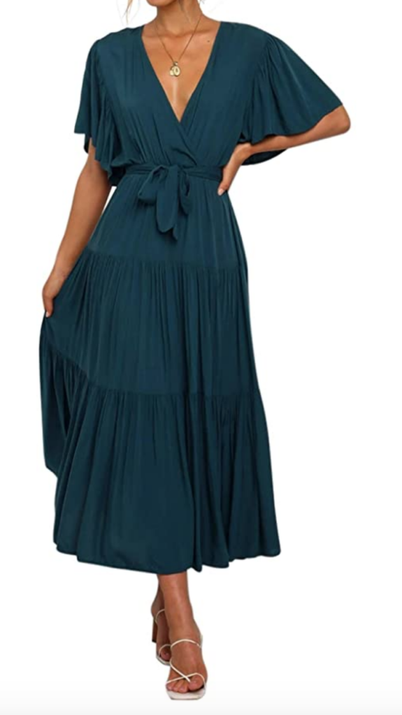 Blue Boho Maxi Dress