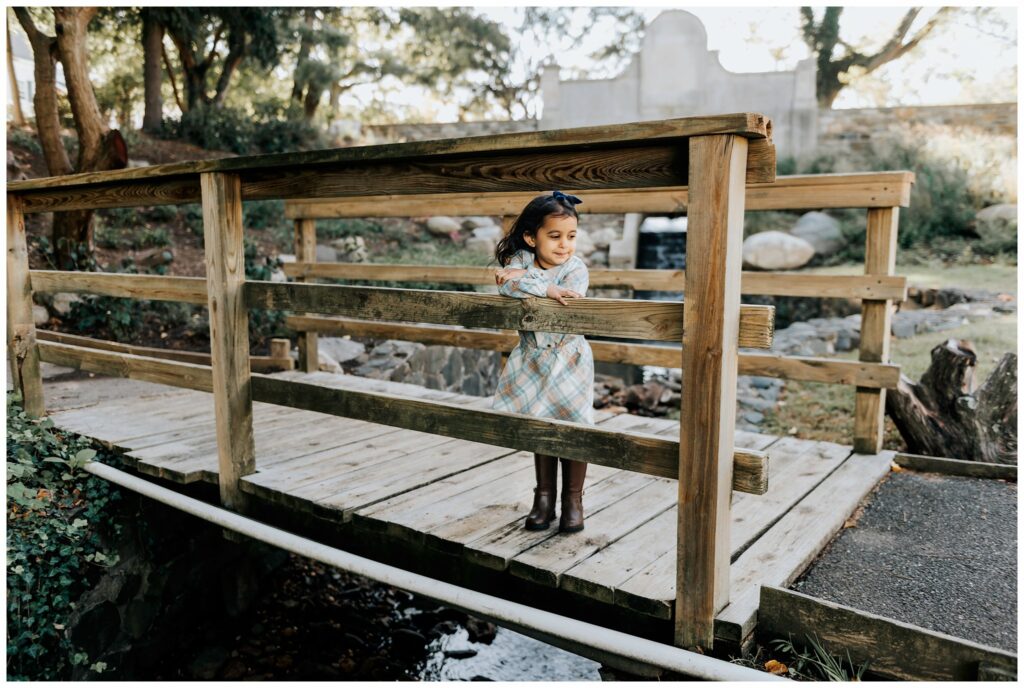 Gerry Park three year old photos on the bridge