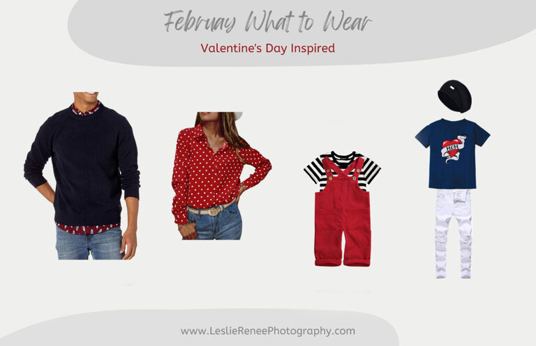 Leslie Renee Photogapher What to Wear Valentine's