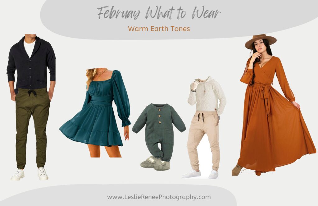 Leslie Renee Photography What to Wear warm earth tones