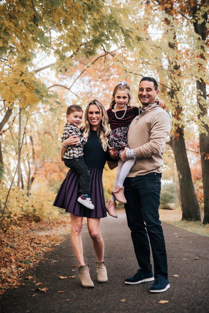 Massapequa Preserve Family Photos on a pathway