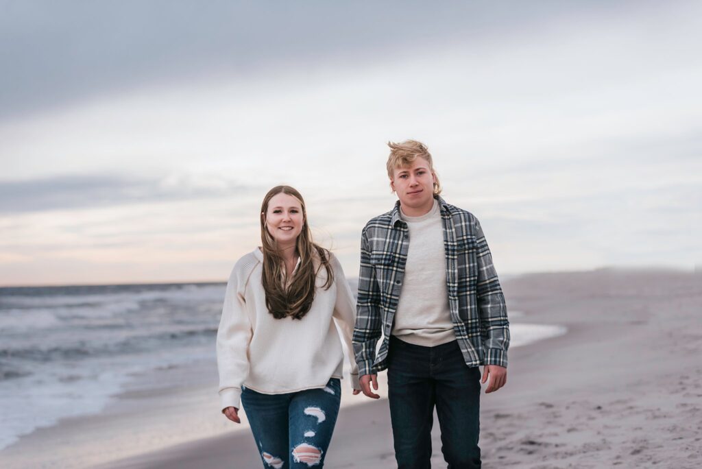 Teen Big Kid Photos walking on beach