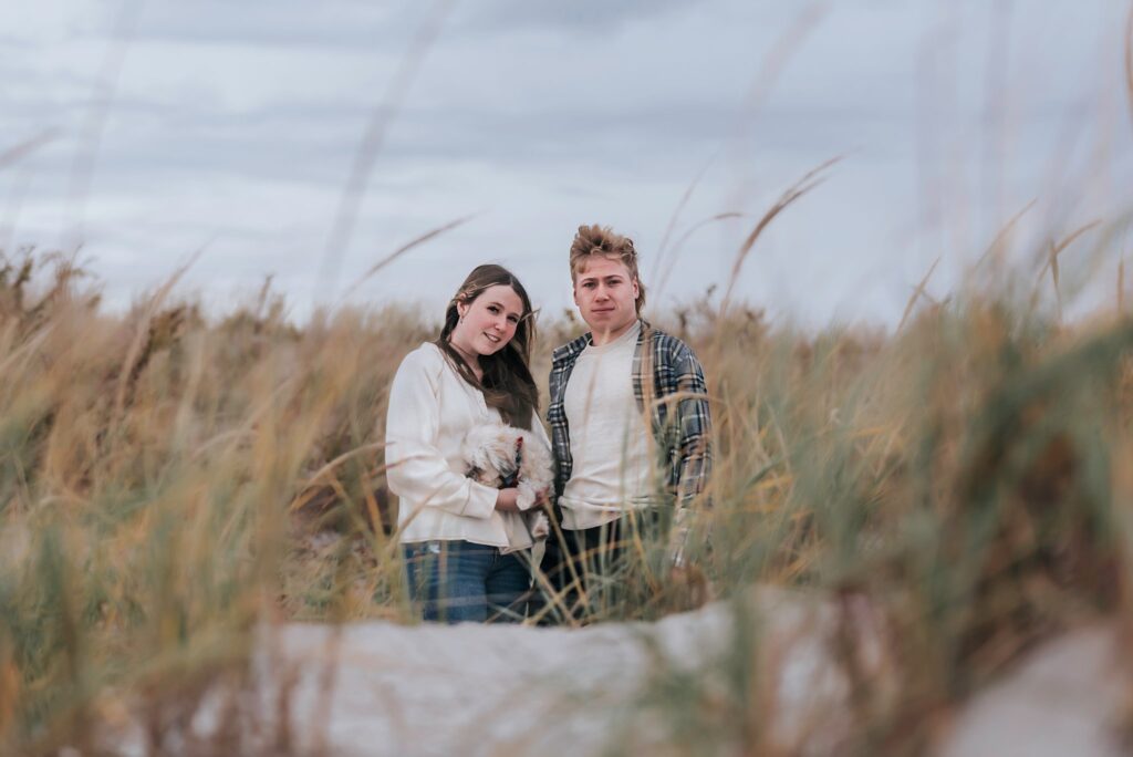 Teen Big Kid Photos in dune grass