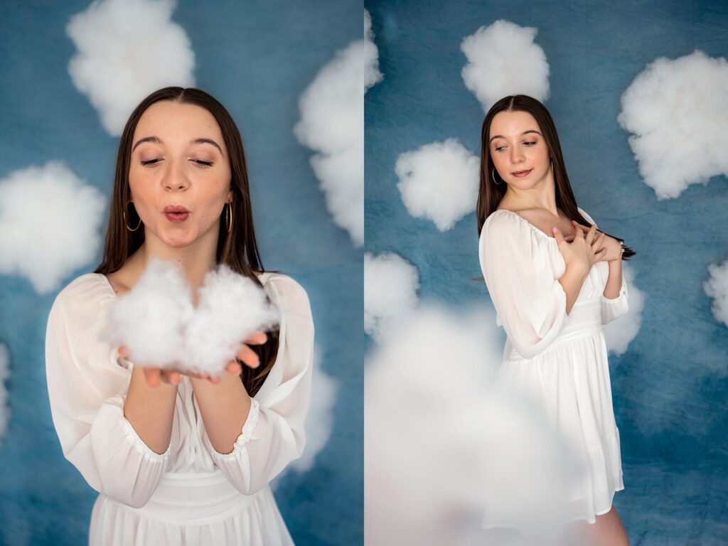 16 Birthday Studio Photo Shoot Long Island NYC clouds