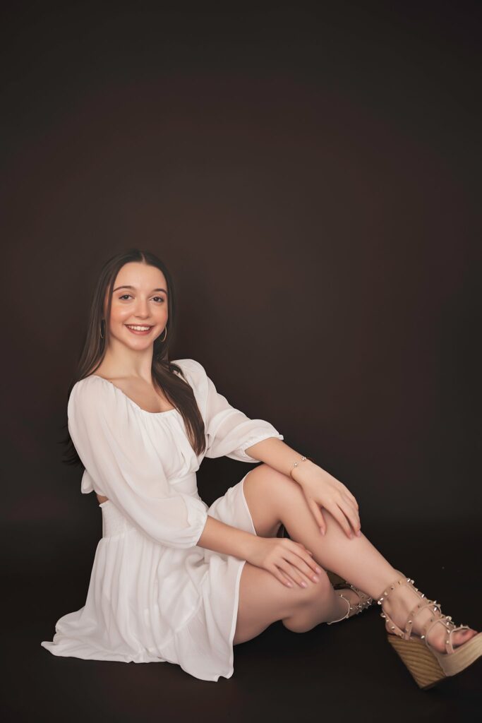 16 Birthday Studio Photo Shoot Long Island NYC floor pose