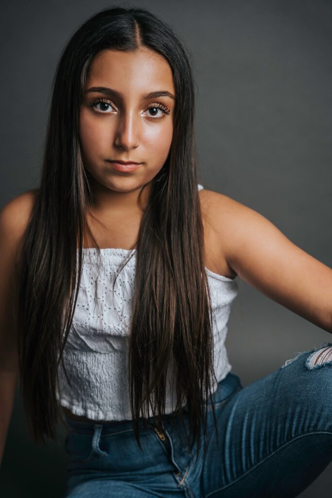 Long Island Dance Competition Head Shots floor pose