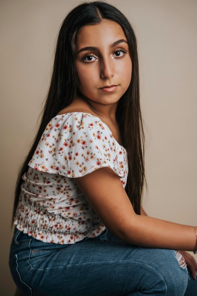 Long Island Dance Competition Head Shots young girl