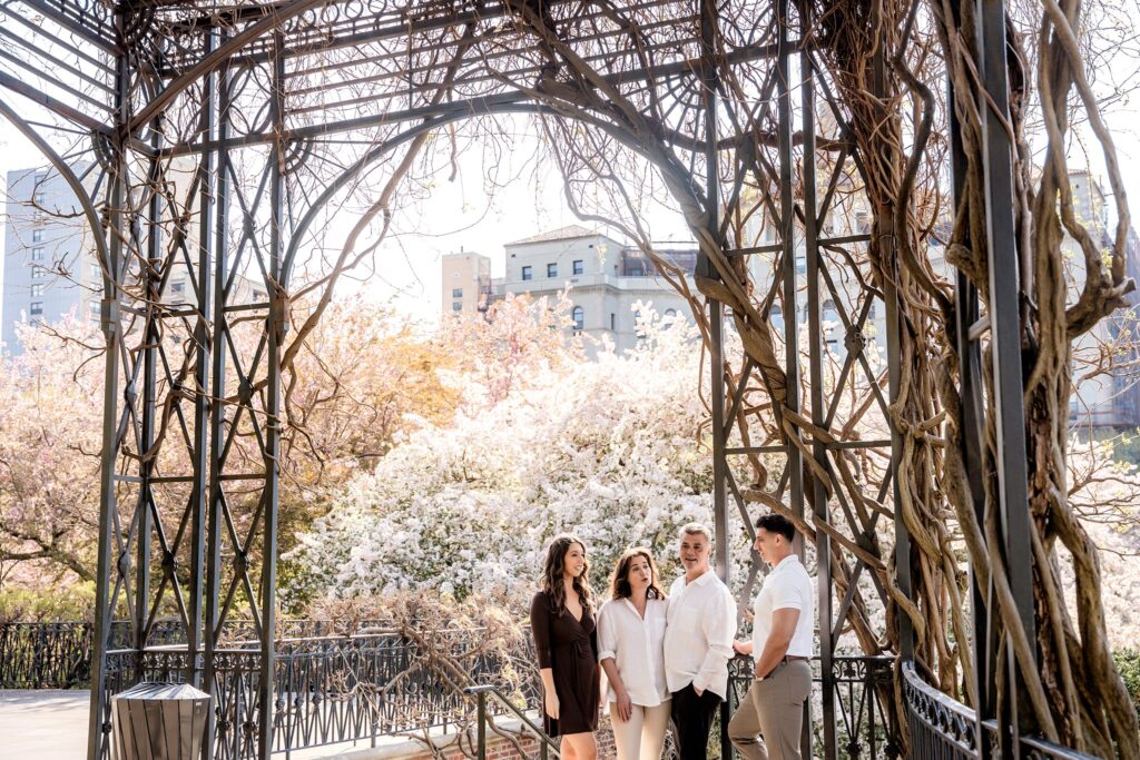 Adult Children Family Photos Central Park city view