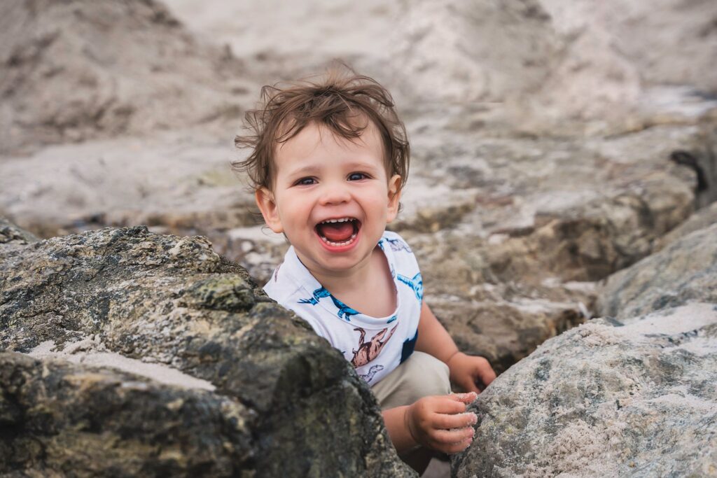 Oceanside Family Photos in Long Beach baby boy