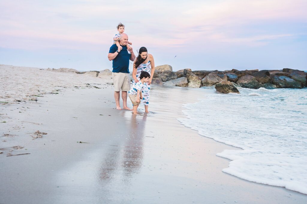 Oceanside Family Photos in Long Beach soft colors