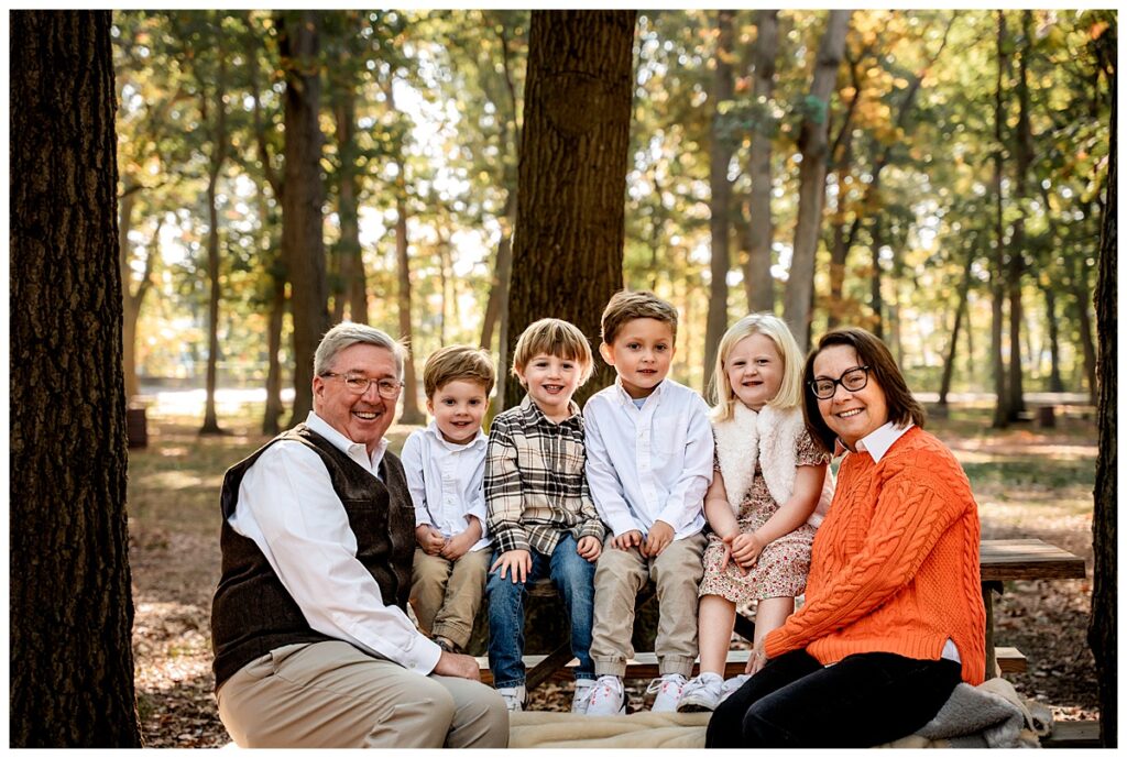 The Whole Big Family Together for Playful Photos cousins and grandparents