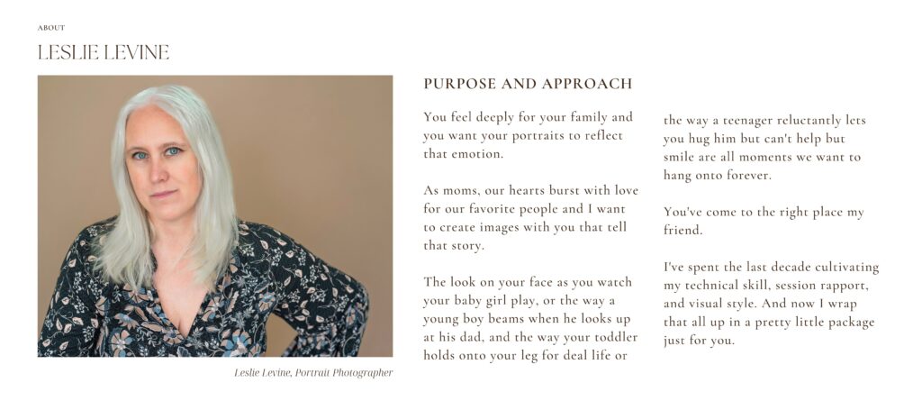 About Leslie Levine Purpose and Approach