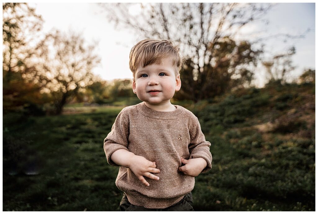 Playful Family Photos with Sweet Toddler little boy