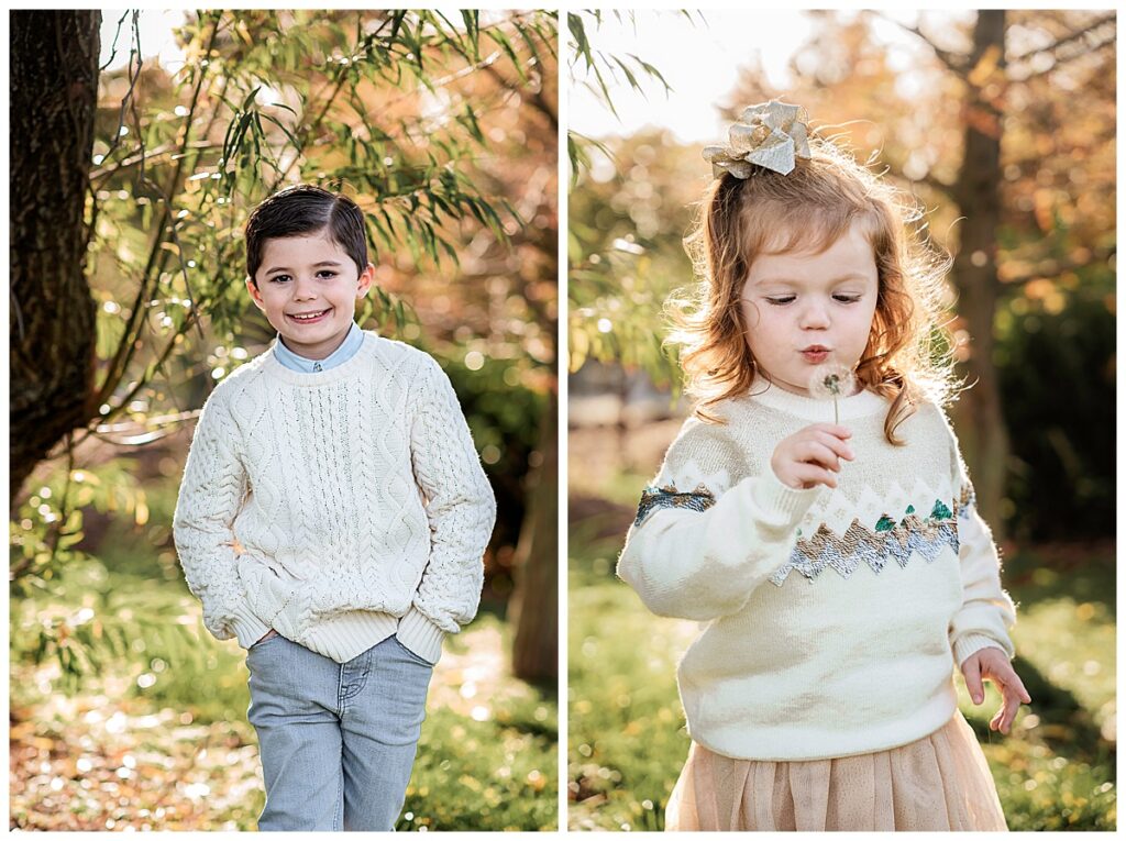 Lively and Heartfelt Family of Four Photos little kids