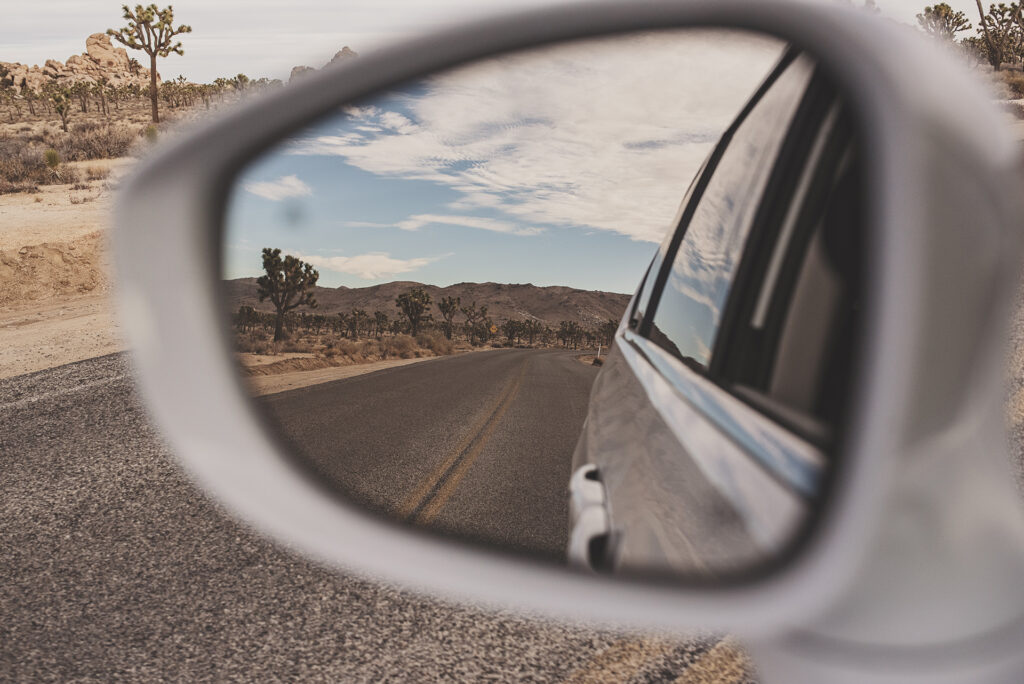 5 elements of composition for better photos  framing rear view mirror
