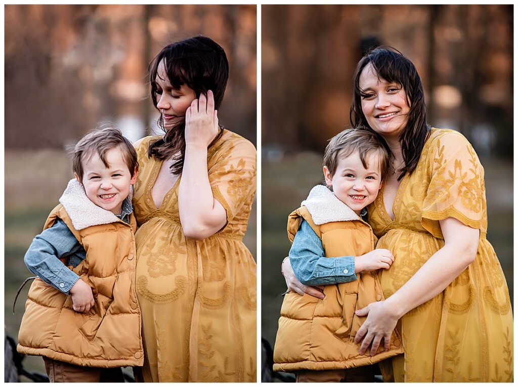 Sweet Family Photos with New Baby Bump hempstead lake state park