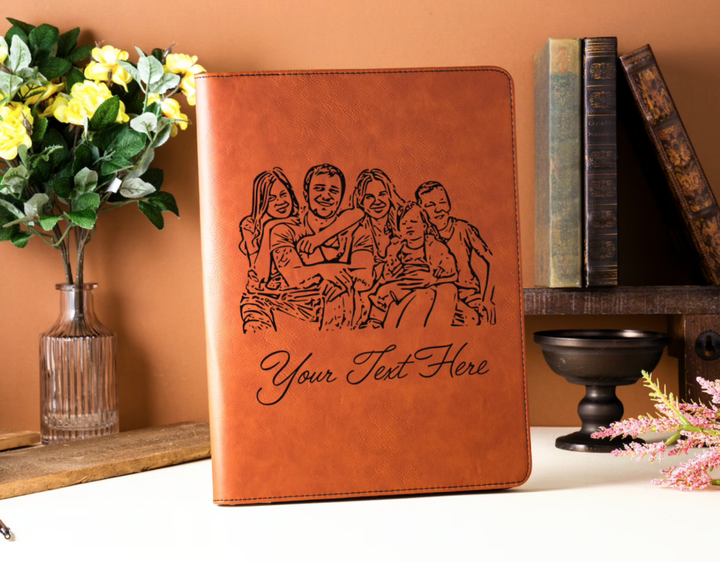 Three Great Mother's Day Photo Gifts that She Will Love engraved journal