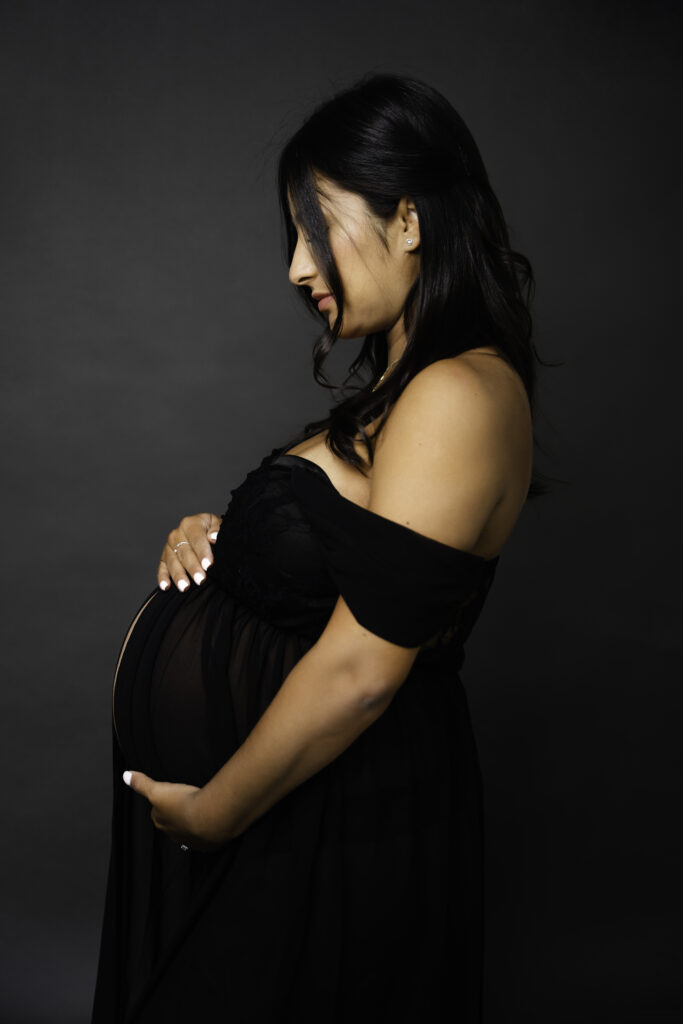 Dreamy Mommy and Me Maternity Photos in the Studio Long Island
