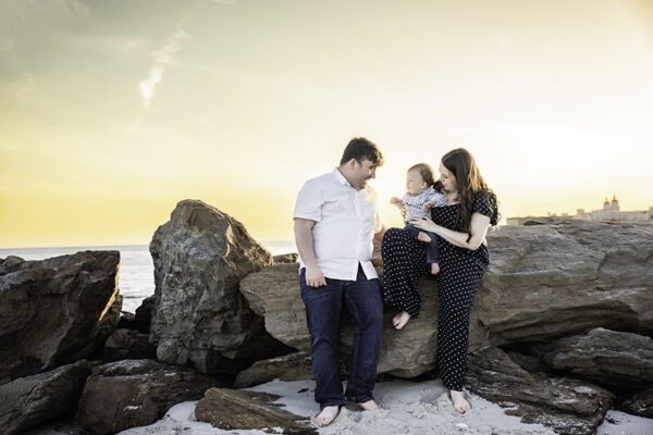 The Best Long Island Beach Family Photos sunset