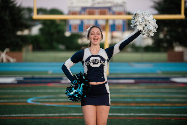 Long Island High school Senior Photographer football field
