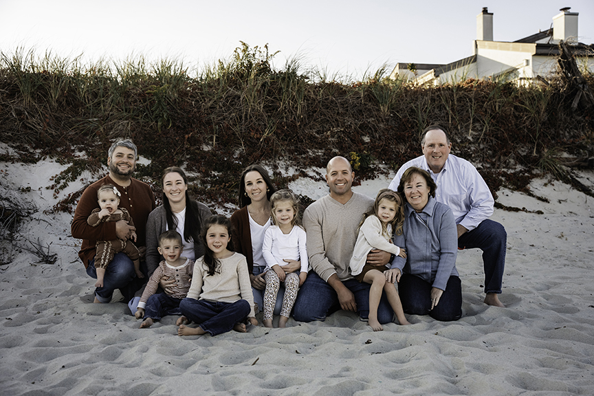 Long Island Extended Family Photographer sitting pose