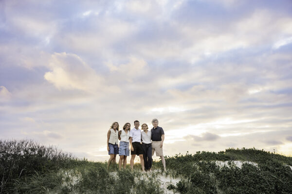 Family-photos-adult-kids-long-beach sunset