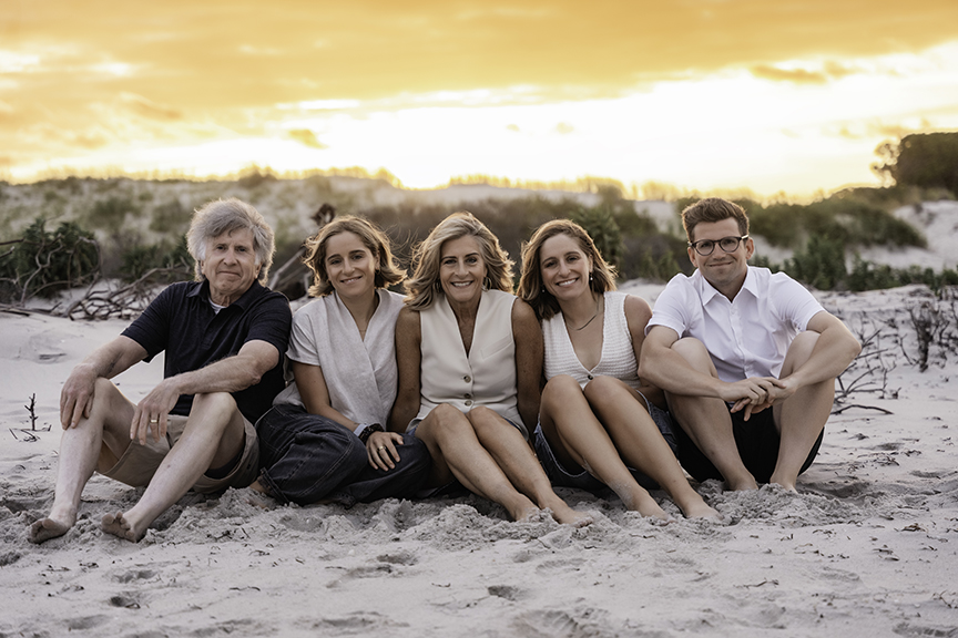 Family-photos-adult-kids-long-beach casual