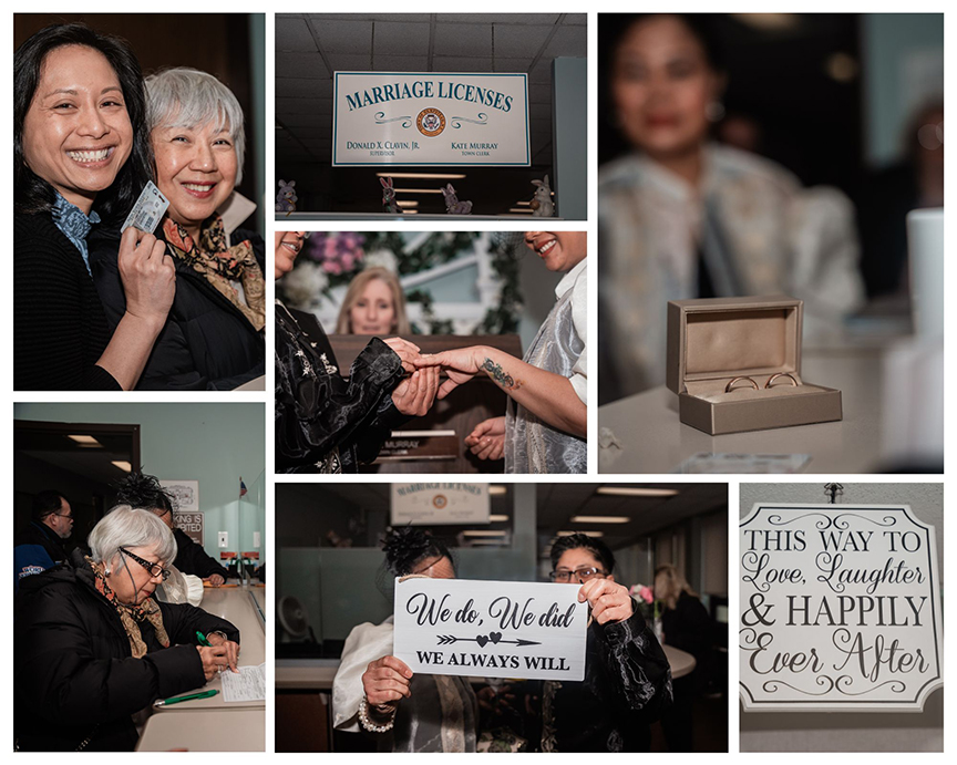 Town of Hempstead Romantic Courthouse Wedding Photos details
