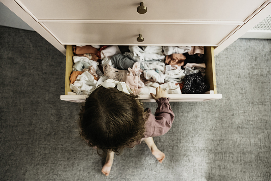 Cozy and Playful In Home New Baby Photos pov