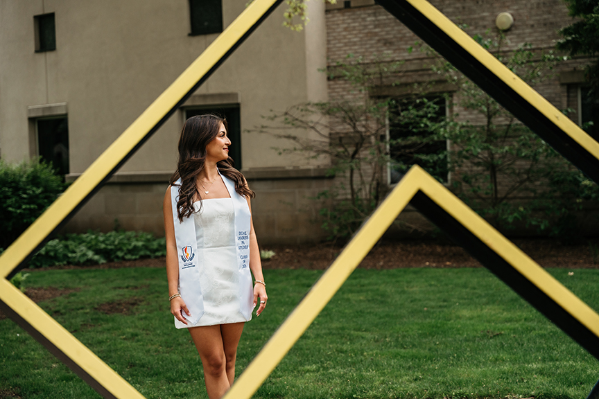 Hofstra University Campus Graduation Photos art insillation