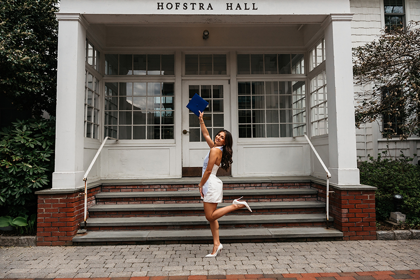 Hofstra University Campus Graduation Photos Hofstra Hall