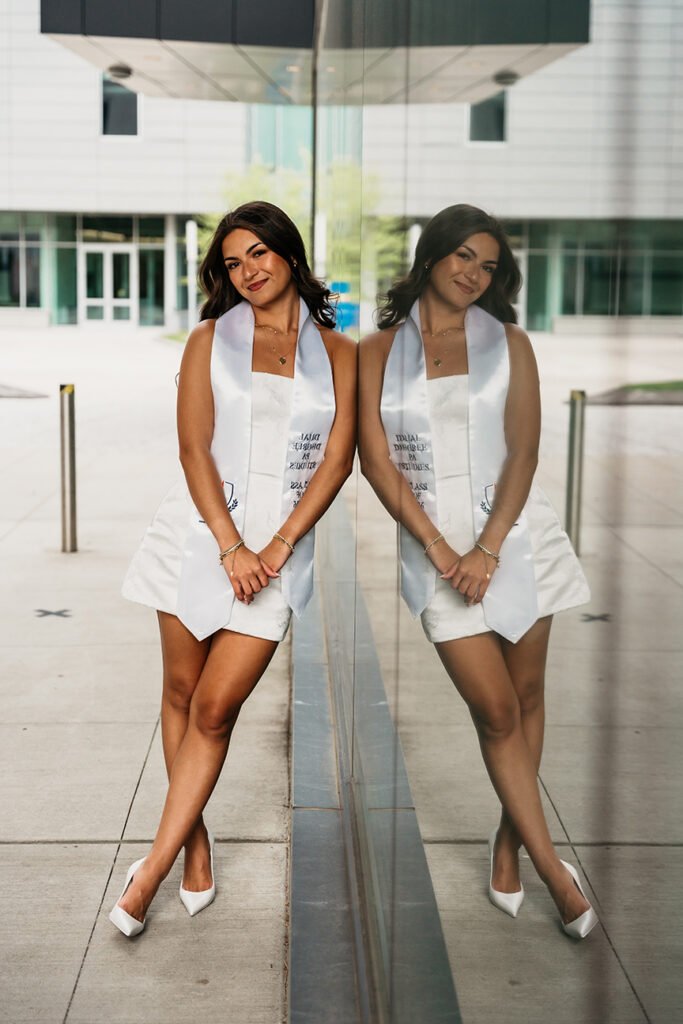 Hofstra University Campus Graduation Photos Science building